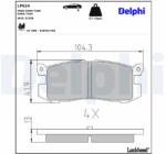 DELPHI set placute frana, frana disc DELPHI LP624 (LP624)