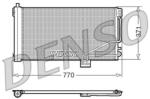 DENSO Condensator, climatizare DENSO DCN17014 (DCN17014)