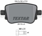 TEXTAR set placute frana, frana disc TEXTAR Q+ 2511001 (2511001)