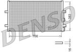 DENSO Condensator, climatizare DENSO DCN10009 (DCN10009)
