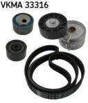 SKF Set curea transmisie cu caneluri SKF VKMA 33316 (VKMA 33316)