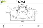 VALEO Disc frana VALEO 197098 (197098)