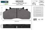 VALEO set placute frana, frana disc VALEO 882428 (882428)