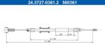 ATE Cablu, frana de parcare ATE 24.3727-0361.2 (24.3727-0361.2)