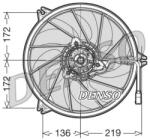 DENSO Ventilator, radiator DENSO DER21006 (DER21006)