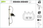 VALEO Mecanism actionare geam VALEO 850485 (850485)