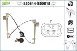 VALEO Mecanism actionare geam VALEO 850814 (850814)