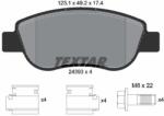 TEXTAR set placute frana, frana disc TEXTAR 2439301 (2439301)
