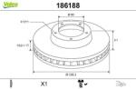 VALEO Disc frana VALEO 186188 (186188)