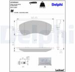DELPHI set placute frana, frana disc DELPHI LP1954LC (LP1954LC)