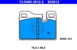 ATE set placute frana, frana disc ATE 13.0460-3612.2 (13.0460-3612.2)