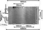 VAN WEZEL Condensator, climatizare VAN WEZEL 37005454 (37005454)