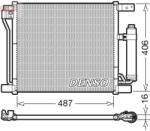 DENSO Condensator, climatizare DENSO DCN46021 (DCN46021)