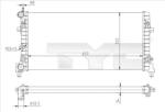TYC Radiator, racire motor TYC 737-0064-R (737-0064-R)