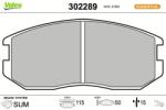 VALEO set placute frana, frana disc VALEO 302289 (302289)