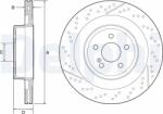 DELPHI Disc frana DELPHI BG9118C (BG9118C)
