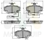 MOTAQUIP set placute frana, frana disc MOTAQUIP LVXL848 (LVXL848)
