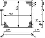 MAHLE Condensator, climatizare MAHLE BEHR AC 41 000S (AC 41 000S)