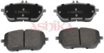ASHIKA set placute frana, frana disc ASHIKA 50-00-0549 (50-00-0549)