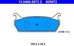 ATE set placute frana, frana disc ATE 13.0460-5972.2 (13.0460-5972.2)