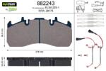VALEO set placute frana, frana disc VALEO 882243 (882243)