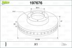 VALEO Disc frana VALEO 197676 (197676)