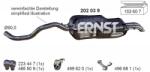 ERNST Toba esapament finala ERNST 202039 (202039)