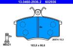 ATE set placute frana, frana disc ATE 13.0460-2936.2 (13.0460-2936.2)