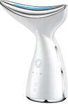 Arvada Aparat de masaj facial si gat Arvada® BeautyPro G79, 3 moduri de functionare, incalzire 45°C, vibratii de inalta frecventa, incarcare USB, acumulator 500 mAh, Alb (sid149) Aparat de masaj