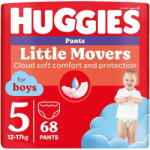 Huggies Scutece chilotel Huggies Little Movers 5, Boy, 12-17 kg, 68 buc - vexio