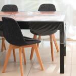 Soleil d'ocre Cristal Átlátszó Téglalap Asztali Terítő 300 Mikron 160 x 300 cm Vízálló PVC Abrosz