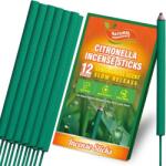 Scentorini Füstölő Pálcika Szett 120 db - Citronella, Levendula, Vanília, Amber Musk