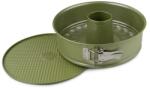 Zenker Springform kerek tortaforma 26 cm, cserélhető aljjal, vegán tapadásmentes bevonattal, zöld, ILAG Carnauba Wax, Sparkling Green (7453)