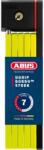 ABUS Bordo uGrip 5700K SH összecsukható kerékpárzár tartóval - világoszöld - 80 cm
