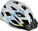 Fischer Urban Flower kerékpáros sisak világító rendszerrel - fehér/kék - S/M (52-59 cm)