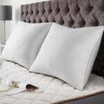 BedStory 80x80 cm 2 db antiallergén párna levehető bambuszrost huzattal, antibakteriális mikroszálas, atkamentes, puha és légáteresztő