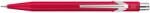 Caran d'Ache 849 Germanier alumínium mechanikus ceruza 0, 7 mm - piros (849)