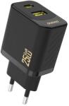 Dudao Încărcător de rețea DUDAO A26T cu priză USB+Type-C, 25 W, încărcare rapidă PD, NEGRU GP-190561 (GP-190561)
