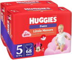 Huggies Scutece chilotel Huggies Little Movers 5, Girl, 12-17 kg, 68 buc - pcone