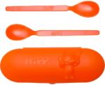 Hipp Spoons Set etetőkészlet utazásra Orange