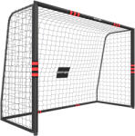 SPORTNOW Poartă de fotbal pentru grădină 300 x 200 cm Poartă outdoor robustă cu plasă, căptușeală, ancore pentru sol, strat anti-rugină | Aosom Romania (A62-055V00RD)
