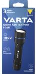 VARTA Zseblámpa, Varta Night Cutter Pro F30R, 1500 lm, 5 fényerősségi szint, 280 m hatótáv, IP67 (18921101111)
