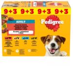 PEDIGREE Vegyes Válogatás teljes értékű nedves eledel felnőtt kutyák részére 12 x 100 g (1, 2 kg) 9+3