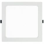 Lightex LED hold spot izzó, műanyag 220V, 6W, fehér, CW, 6000K, 420lm, 120x120mm/vágás 95x95mm (305AL0003223)