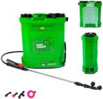 Micul Fermier MF-PA1003-S001-G01 akkumulátoros permetező, 12 V 8.0 Ah, 10 L-es hátizsák típusú tartály, 2.9 l/perc áramlási sebesség, max. 5.5 bar nyomás, 45 - 77 cm-es teleszkópos acél lándzsa (MF-PA1003-S001-G01)
