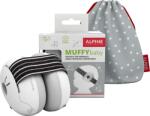 Alpine Muffy Baby Hallásvédelem csecsemőknek - fekete