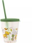 Snips Gyerek műanyag bögre szívószállal Snips Dino 385 ml, BPA Free