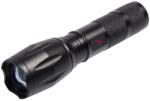 Wonder T3001L LED zseblámpa, 5W, 300 lm, 3AAA, 4 óra üzemidő, IP44, világítási távolság 100m, alumínium, fekete (WT3001L)