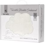 Lorelli Dombornyomott polár takaró 80x110cm - Ecru (3800166122304)