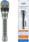 PNI Adventure F810 zseblámpa 138 W-os LED-del, 3 világítási fokozat plusz Turbo, 12000 lumen, zoom, 250 m-ig, 5000 mAh akkumulátor, IPX7, Power Bank funkció (PNI-ADVF810)